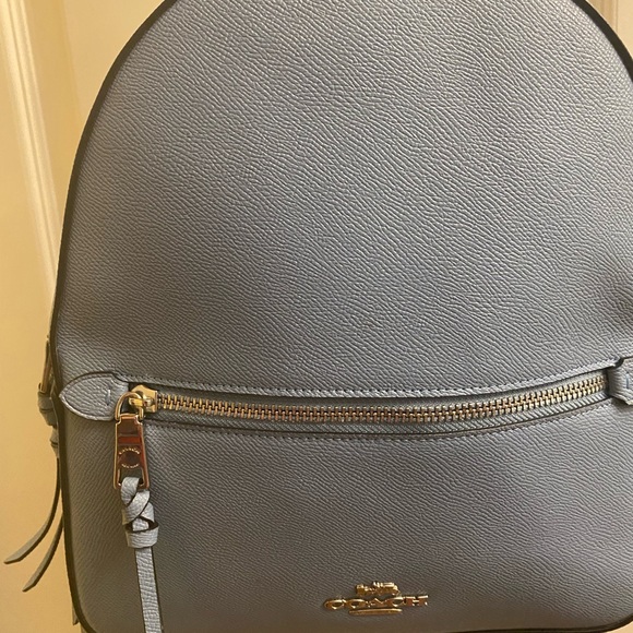 Coach Handbags - COACH JORDYN BACKPACK CROSSGRAIN Light Blue SOLD‼️